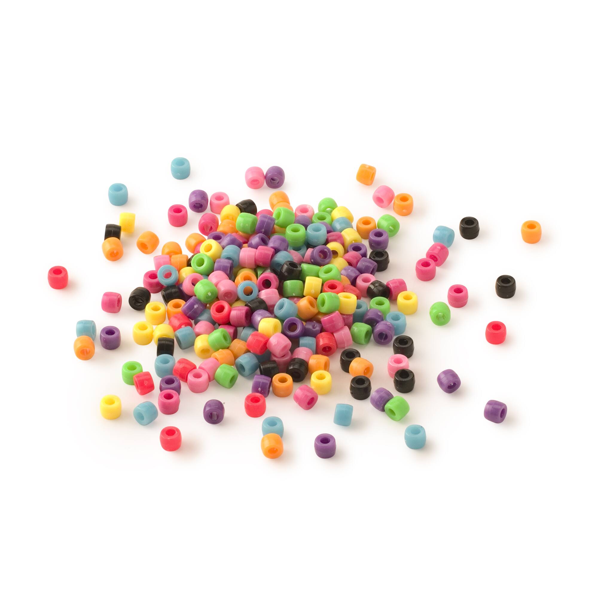 1lb. Opaque Pony Beads by Creatology™, 4mm x 7mm